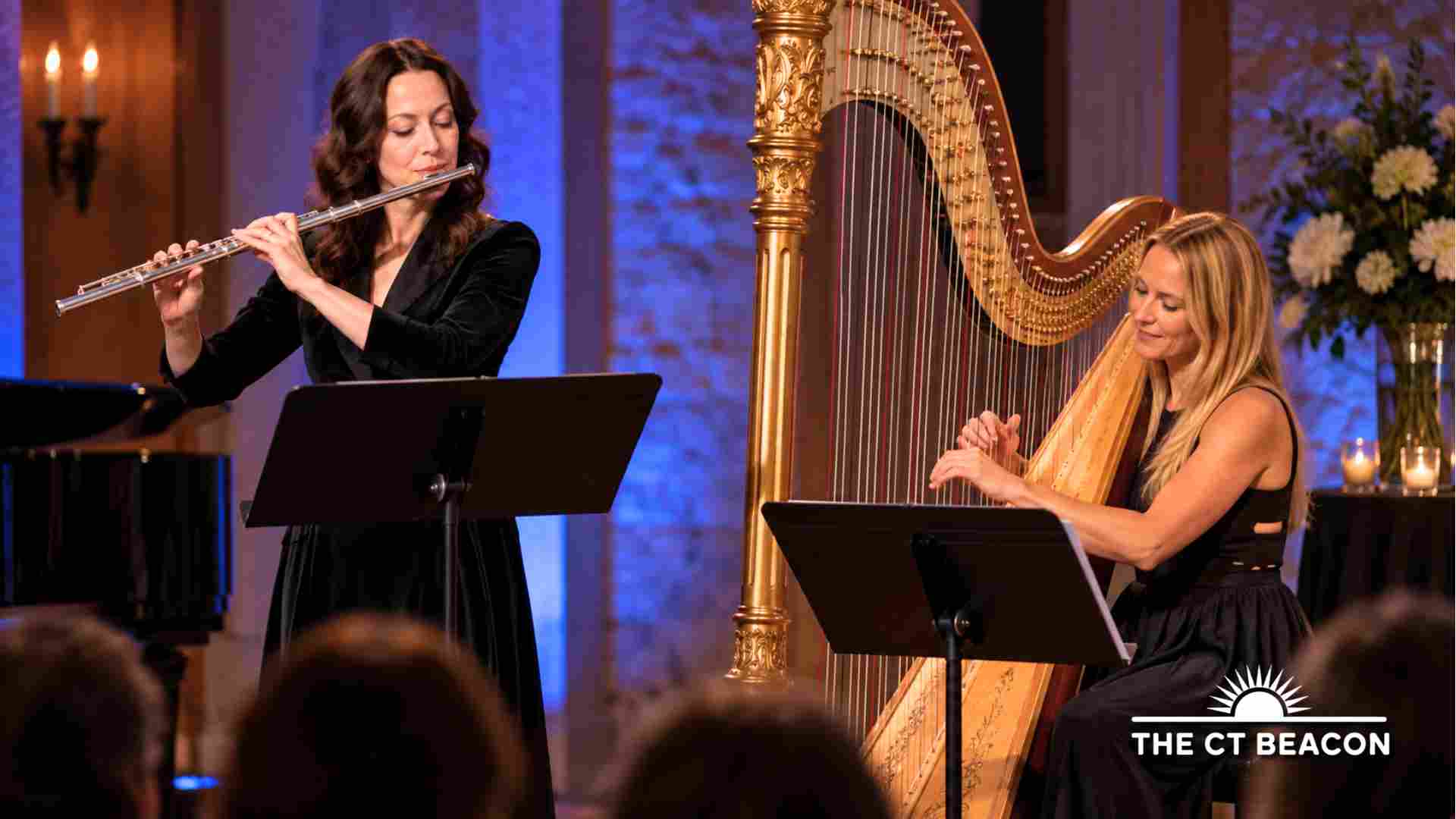 Music Matters Reverie - Flute and Harp Duo Brings Two New York Musicians to Stonington