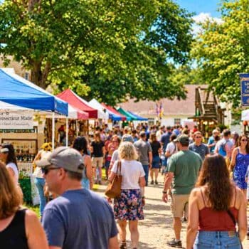 Olde Mistick Village Garlic Festival