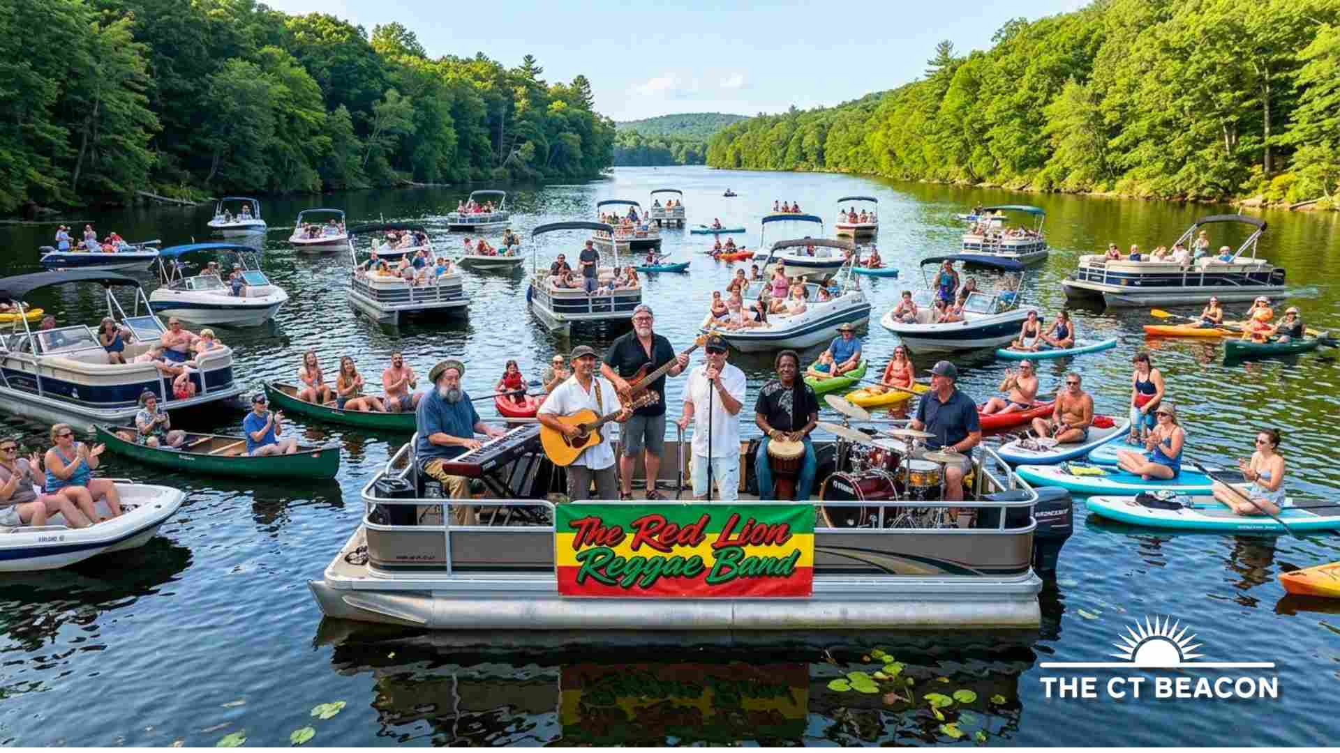 Red Lion Reggae Band on the Niantic River