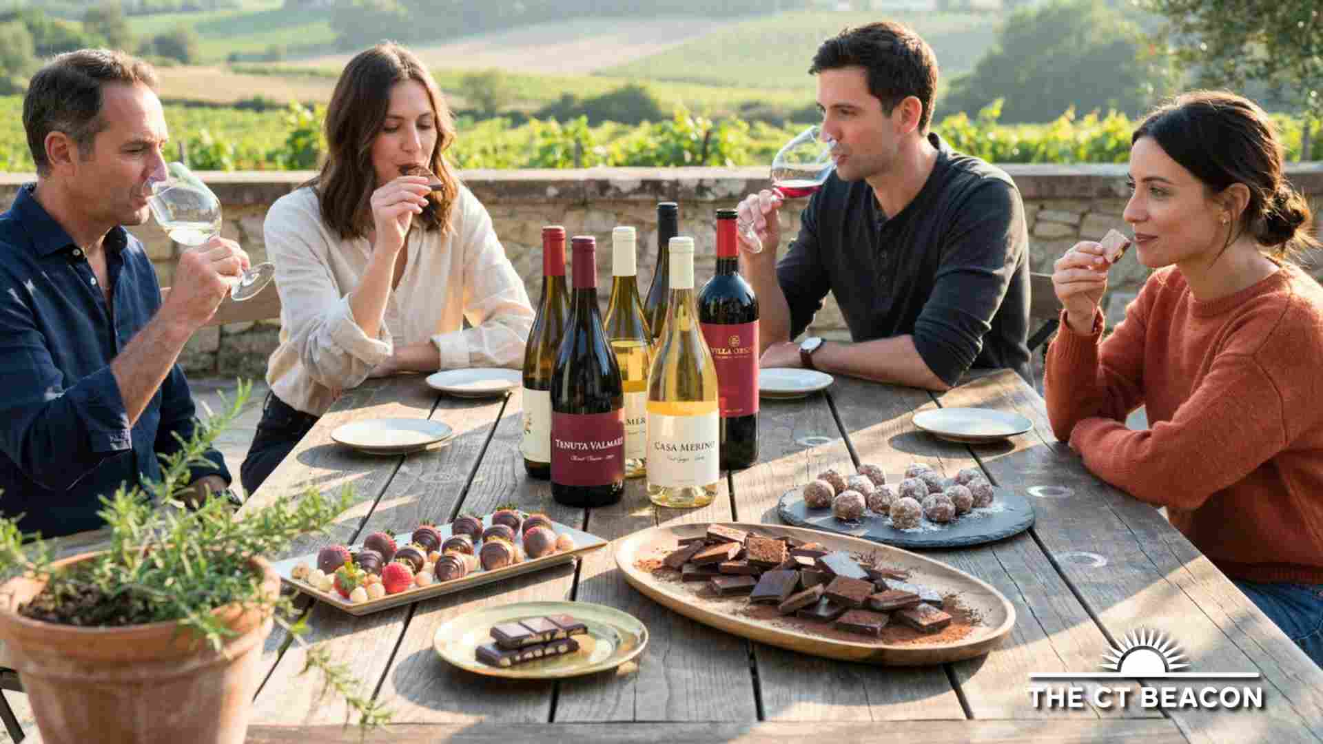 Wine and Chocolate Pairing at Priam Vineyards