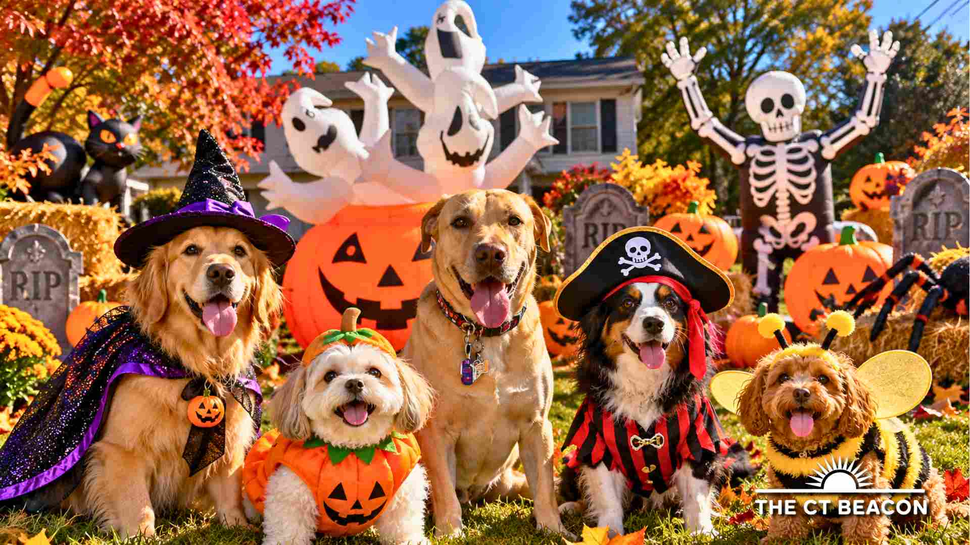 Dogs in Disguise Take Over Downtown New London for a Howl-O-Ween Costume Party and Contest