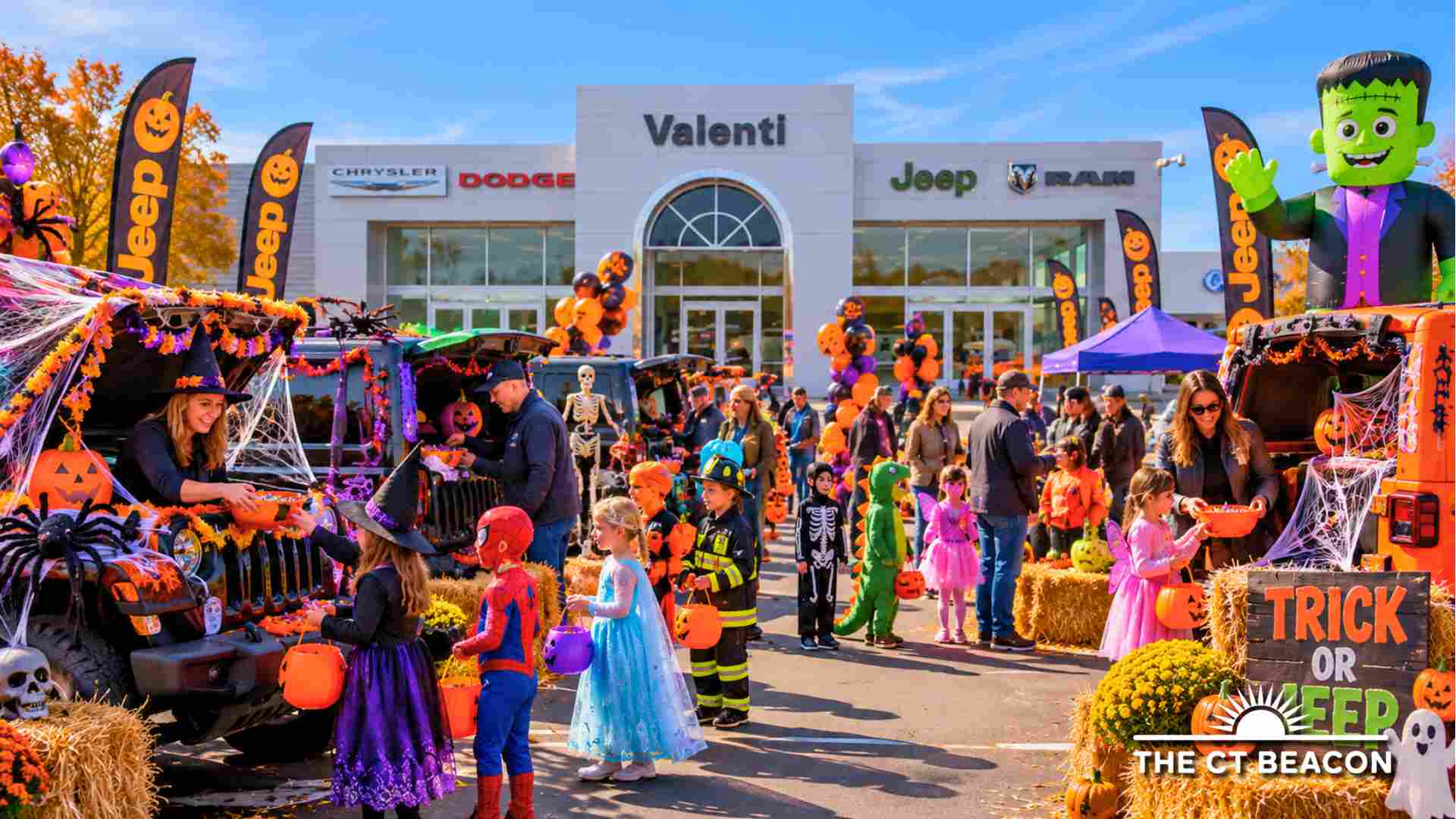 Jeeps Costumes Candy and Family Fun Take Over Bob Valenti Auto Mall for Trick or Jeep