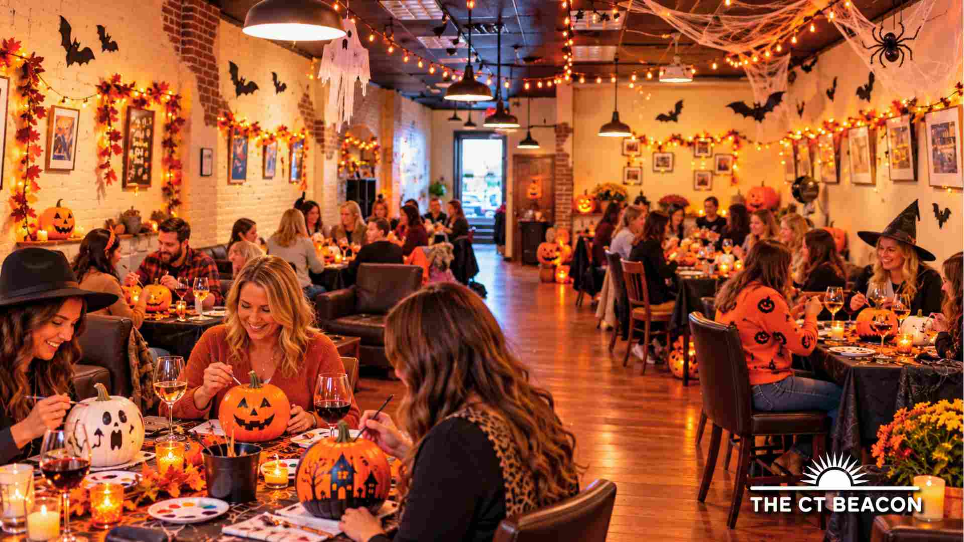 Paint Sip and Celebrate Fall Create Your Own Halloween Pumpkin at Westerlys Tapped Apple
